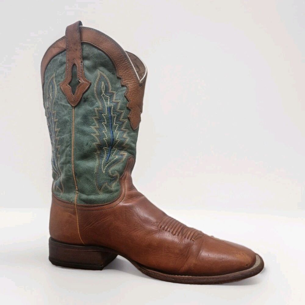 Resistol Ranch  Men's Cowboy Boots Style M4034 Size 11.5D Lucchese Western Brown